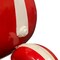 Homeroots 26in Red and Off White Novelty Scooter Open Cabinet With Two Shelves 402229 - alternate 1