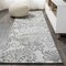 Jonathan Y Gordes Paisley High-Low Light Gray/Ivory 2 ft. x 10 ft. Indoor/Outdoor Runner Rug AMC103A-210 - alternate 1