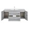 Cutler 48 in Kato Wall Hung Vanity SOHO w/top FV-SOHO48 - alternate 2