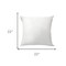 Homeroots 22" White Down Throw Pillow Insert 534268 - alternate 1