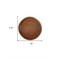 Homeroots 18in Brown Round Rattan Indoor Outdoor Handmade Tray With Handles 476489 - alternate 2