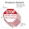 Signmission Stop Using Your Cell Phone, 6 inch X 6 inch, Vinyl Decal, 5PK OC-D-5PACK-6-78 - alternate 3