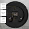 Clockswise 10-inch Non-Ticking Quartz Wall Clock with Thermometer & Hygrometer - Battery Operated QI004748.BK.10 - alternate 3