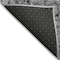 Homeroots 9' X 12' Gray Charcoal And Silver Abstract Washable Indoor Outdoor Area Rug 588472 - alternate 2