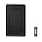 Heath-Zenith KIT CHIME WIRED BLACK PLASTIC 18000204 - alternate 1