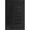 Vdomdoors Aluminum Door Iron 0188 Black Entry Steel Metal Classic Painted 52 x 80 (36+16 x 80)-Left Inswing IRON0188EXD-BLK-W36+16xH80-LH-I - alternate 2