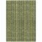 Homeroots 8' X 10' Olive Green And Lime Green Striped Washable Indoor Outdoor Area Rug 615064 - alternate 2