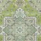 Homeroots 5' X 8' Green Ivory And Brown Oriental Washable Indoor Outdoor Area Rug 600151 - alternate 2