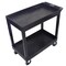 Impact Plastic Two Shelf Utility Cart 32 inx18 in - Case of 1 7002IP - alternate 1