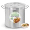 Nutrichef Stainless Steel Cookware Stockpot, 40 Quart Heavy Duty Induction Soup Pot With Stainless Steel Lid NCSPT40Q - alternate 1