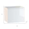Homeroots 28" White Wood Freestanding Bathroom Vanity With White Sink And Two Drawers 627416 - alternate 2