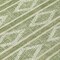 Homeroots 8' Green And Ivory Round Geometric Washable Indoor Outdoor Area Rug 599618 - alternate 2