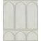 York Wallcoverings Arches Grey and Pearl Wallpaper MN1832 - alternate 1