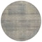 Homeroots 8' Khaki Beige And Gray Round Striped Washable Indoor Outdoor Area Rug 588090 - alternate 2
