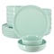 Elama Duncan 18 Piece Porcelain Dinnerware Set in Mint ELM-DUNCAN-M - alternate 1