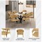 Leisuremod Bella Collection Modern Dining Chair in Taupe, 2PK BC21TP2 - alternate 2