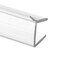 Prime-Line Frameless Shower Door Bottom Seal for 1/2 In. Thick Glass Doors, Single Flap, 36 In., Clear Vinyl M 6268 - alternate 2