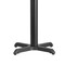 Flash Furniture Restaurant Table X-Base with 3" Dia. Tab, 22 in W, 22 in L, 28 in H XU-T2222-GG - alternate 2