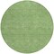Homeroots 8' Green And Ivory Round Geometric Washable Indoor Outdoor Area Rug 602367 - alternate 4