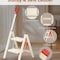 Wrightmaster 2-Step Lightweight Steel Step Stool, 6 ft. Reach 600 lbs. Capacity with Telescoping Handrail Zoro1552KAD - alternate 2