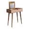 Homeroots 28" Brown Solid Wood Two Drawer Dresser 723821 - alternate 2