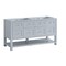 James Martin Vanities Vanity, without top, Serenity Blue, 59.88 in W x 23.5 in D,  330-V60D-M-SRB - alternate 1