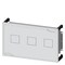 Siemens ALPHA 400/630/1250 DIN assembly kit molded case circuit breaker 3 x 3VA10 8GK4733-2KK22 - alternate 1