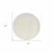 Homeroots 8' Ivory And Gold Round Indoor Outdoor Area Rug 572570 - alternate 2