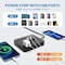 Jouleloom Power Strip Surge Protector with 8 Outlets, 4 USB and 2 USB C Ports, 5 Ft Extension Cord,  SOPOWERSTRIP14BLK - alternate 2