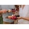 Picnic Time Family Of Brands Rectangle Wine Appetizer Plate Set of 4, Stained Parawood 875-04-505-000-0 - alternate 4