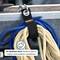 Grizzly Supply Storage Strap, 10 in L, 1.5 in W, Hook and Loop Closure, Metal Grommet, Reusable, Black, 3PK GS-HLSS10-0 - alternate 4