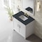 James Martin Vanities Bellshire 36" Single Vanity, Bright White w/ 3 CM Charcoal Soapstone Silestone Top 660-V36-BW-3CSP - alternate 3