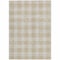 Homeroots 8' X 10' Beige And Gray Plaid Washable Indoor Outdoor Area Rug 595370 - alternate 2