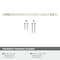 Amerock Carrione 10-1/16 inch 256mm Center-to-Center Marble White/Golden Champagne Cabinet Pull BP36664MWBBZ - alternate 2