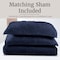 Lavish Home 2PC Velvet Twin Quilt Set & Matching Pillow Sham Medium Weight Ultra Soft Luxury Cotton Velvet 66-004-VN-T - alternate 3