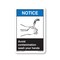 Signmission OSHA Sign, Avoid Contamination Wash Your Hands, Size: 18in X 24in Vinyl, 24" W, 18" L, Landscape OS-CL-D-1824-L-19973 - alternate 1