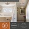 Vaxcel Grace 2-Light Flush Mount Ceiling Light, Satin Nickel, Clear Glass, 14.75-In. C0379 - alternate 2