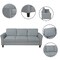 Homeroots 76" Gray Fabric Sofa 601959 - alternate 1