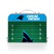 Picnic Time Family Of Brands Carolina Panthers - Concert Table Mini Portable Table, (Charcoal Wood Grain) 843-00-141-054-2 - alternate 2