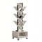 Homeroots 48" White Wood Sixteen Tier Etagere Bookcase 717459 - alternate 1
