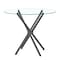 Fab Glass And Mirror Elegant Small Round Glass Top Dining Table with Stylish Base Fab Table for Kitchen or Dining Ro DT-0130BK - alternate 1