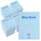 Roaring Spring Case of Exam Blue Books, 8.5" x 7", 4 Sheets/8 Pages, Wide Ruled with Margin, PK1000 77510cs - alternate 1