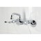 Kingston Brass Double-Handle Wall Mount Bar Faucet, Polished Chrome KS312C - alternate 2