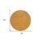 Homeroots 8' Orange Gray And Ivory Round Polka Dot Washable Indoor Outdoor Area Rug 599066 - alternate 2