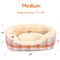 Simple Deluxe FluffyDream Dog Bed for Small Dog, Super Soft Pet Bed Furniture, Suitable for Dogs Up to 25 lbs, 21 PTDBEDCUDFLUY2117COG - alternate 2