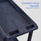 Luxor Tub Shelf Cart, High Density Polyethylene (Shelf), Polyvinyl Chloride (Leg), 500 lb. Load Capacity EC11HD-B - alternate 2