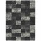Homeroots 3' X 5' Black And Gray Geometric Washable Indoor Outdoor Area Rug 604851 - alternate 2