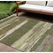 Homeroots 8' X 10' Olive Green Abstract Washable Indoor Outdoor Area Rug 608750 - alternate 1