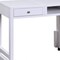 Homeroots 48" White Writing Desk 347526 - alternate 2