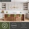Vaxcel Annabelle 8-Light Farmhouse Candle-Style Chandelier, Muted Brass, 42-In. Wide H0323 - alternate 2